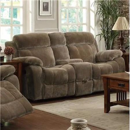 Double Gliding Loveseat  w/ Cup Holders